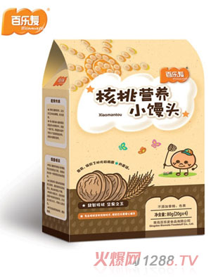 百樂麥核桃營養(yǎng)小饅頭