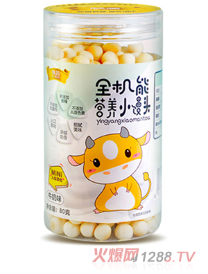 慧茵全機(jī)能營養(yǎng)小饅頭 牛奶味