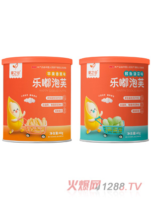 嬰之谷樂(lè)嘟泡芙-蘋(píng)果香蕉味鱈魚(yú)菠菜味蛋黃味